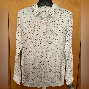 Uniqlo: Polka Dot Rayon Blouse